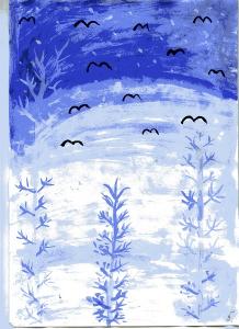  Хваткова Ксения, 13 лет, песчаснкая СОШ