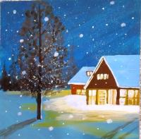  «Зима уральская» в рисунках увельчан