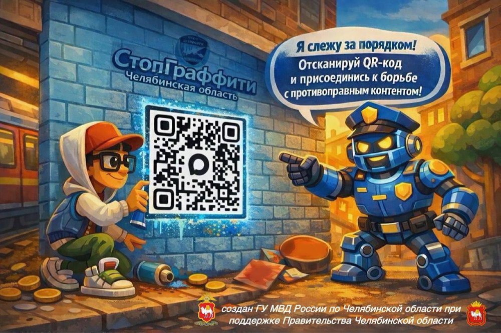 В мессенджере МАХ работает чат-бот «СтопГраффити – Челябинская область» для борьбы с уличной рекламой наркотиков