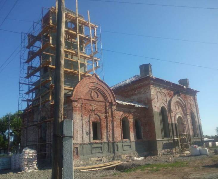 В Мордвиновке восстанавливают православный храм