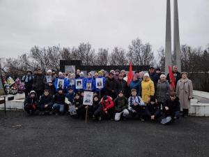 В Хомутинино прошел патриотический митинг