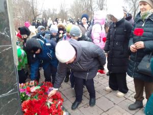 В Хомутинино прошел патриотический митинг