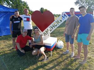 В поселке Каменский прошел веломарафон 