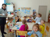 Маленькие хомутининцы собрали «Полярного медведя»