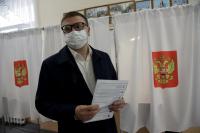  Губернатор Челябинской области Алексей Текслер в первый день голосования, 17 сентября, принял участие в выборах депутатов Госдумы